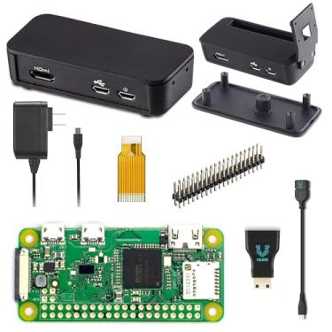 Imagem de Raspberry Pi Zero W Kit básico para iniciantes (capa preta)