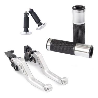 Imagem de Kit Manete Manopla Peso Esportivo Ninja250 300 400 Z400 Z300 - Stark R