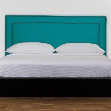 Imagem de Cabeceira de Cama Box Estofada 160 cm Queen Viviane Suede - Fina Mobíl