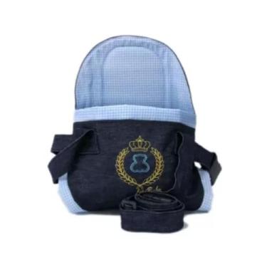 Imagem de Canguru Carregador Para Passeio De Bebê 15kg Azul -  Lipi Baby - lipy 