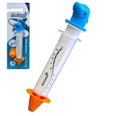 Imagem de Seringa Para Lavagem Nasal Em Bebês E Crianças Limpeza Nariz - NoseWas