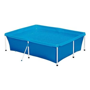 Imagem de Piscina Azul Estrutural Retangular Mor 2000 Litros