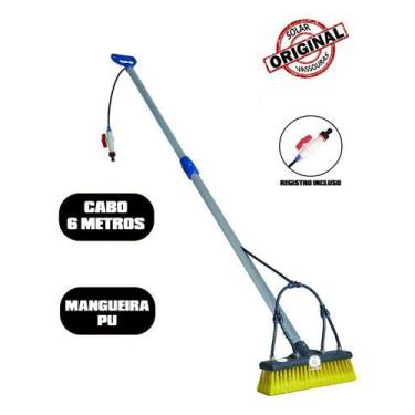 Imagem de Vassoura Para Limpeza De Placas Solar 30cm Cabo 6m - Solar Vassouras