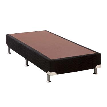 Imagem de Base para Cama Box Solteiro Camurça ii Preta
