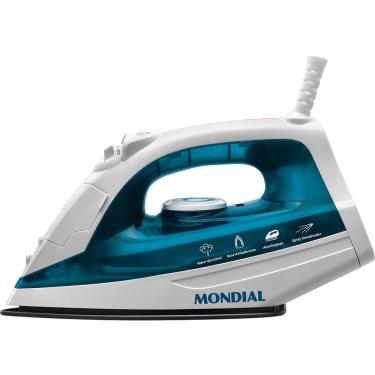 Imagem de Ferro de Passar à Vapor Mondial F-32 Autolimpante Azul - 220v