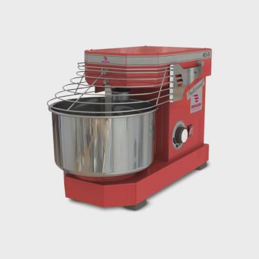 Imagem de Amassadeira Espiral Padaria 5 kg massa pronta 10 Vel Compacta AES-05 Vermelha Bivolt - Braesi