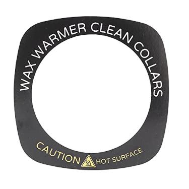 Imagem de VOMEKO 10PCS CLARA DE AMBRO AFORMADO PROFISSIONAL, ACESSário de anel protetor de cera Acessório, anel mais quente de cera, para panela de cera (quadrado)