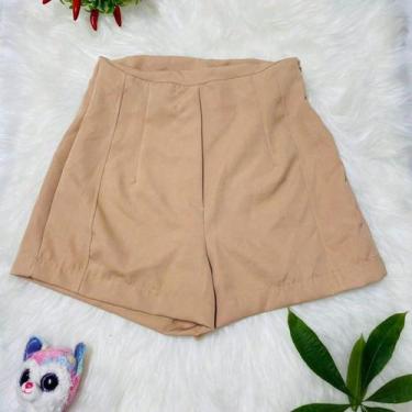 Imagem de Belala Moda Short novo feminina com zíper na esquerda sem bolso e sem 