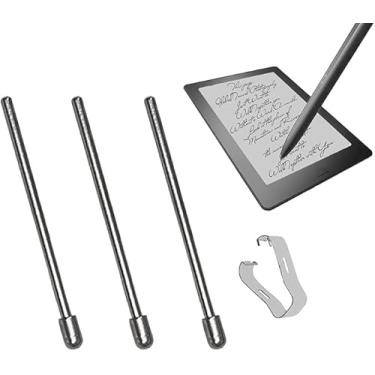 Imagem de Pacote com 3 pontas/pontas de lápis de metal para caneta BOOX 2 Pro/Pen Plus/Pen2, pontas de lápis BOOX Stylus de metal não desgastadas com 1 pinça