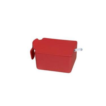 Imagem de Açucareiro com colher Elegance vermelho Micromax
