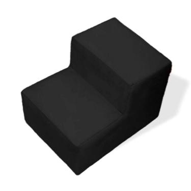 Imagem de Escada Com Degraus Para Estética Veludo Preto - In9 Decor