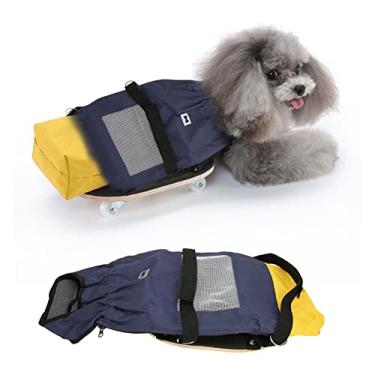 Imagem de Cadeira de Rodas de Cachorro para Pernas Traseiras, Cadeira de Rodas de Estimação Ajustável Scooter de Caminhada Leve (S (Adequado para 2 a 3,5 kg/4.4-7.7lb))