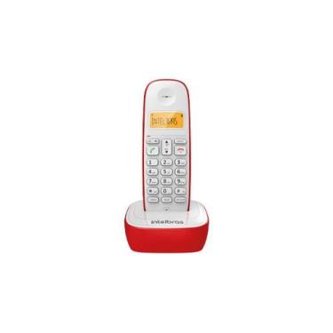 Imagem de Telefone sem Fio com Identificador e Display Luminoso TS 7510 Vermelho