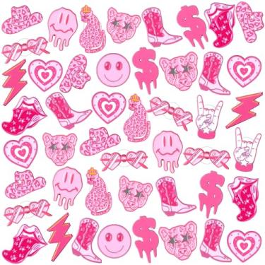 Imagem de Landical 60 peças de alfinetes de lapela preppy presentes fofos rosa feminino esmaltado a granel para mulheres moda menina power chapéu mochila roupas decorações acessórios, 12 estilos, Preppy