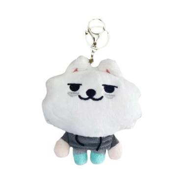 Imagem de Boneca de Pelúcia Stray Kids Kpop 25cm - Brinquedo Kawaii com Chaveiro