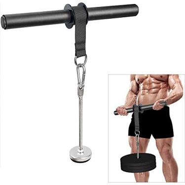 Imagem de CELLTEK Antebraço rolo de pulso Blaster treinador de exercícios com alças de nylon mais largas para treinamento de força do braço, equipamento de fitness, antiderrapante, casa, academia, treino