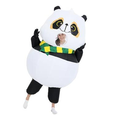 Imagem de GOPRIME Fantasia de panda, tamanho adulto, inflável, leve, para diversão, festa
