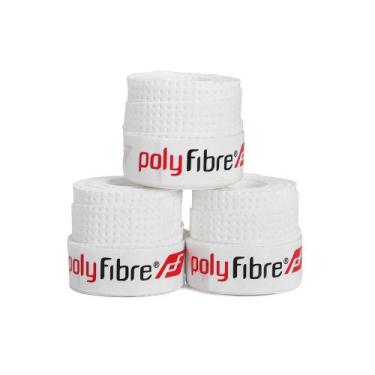 Imagem de Overgrip Polyfibre Sat 0.6mm Branco - Com 03 Unidades