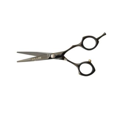 Imagem de Tesoura Profissional Corte Fio Navalha 5.5 Polegadas Preto - Salles Pr