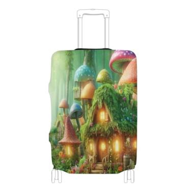 Imagem de Joisal Esqueleto Astronauta Soldado Espacial Capa de Terno Protetor de Mala Anti-arranhões Essenciais de Viagem de Avião, Casa de árvore de cogumelos, L 26-28 in