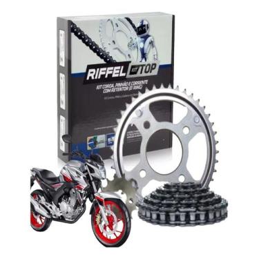 Imagem de Kit Relação Cb Twister 250 2016 2022 Com Retentor Riffel - Geral