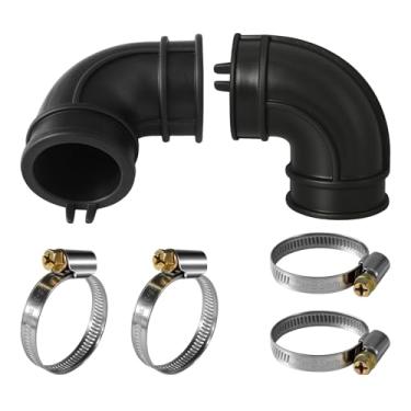 Imagem de WD24X33918 Mangueira de cotovelo para máquina de lavar louça GE bomba de circulação para depósito de cotovelo mangueira e braçadeiras peças de reposição WD19X25460 WD19X25700 28877182 PS17626243