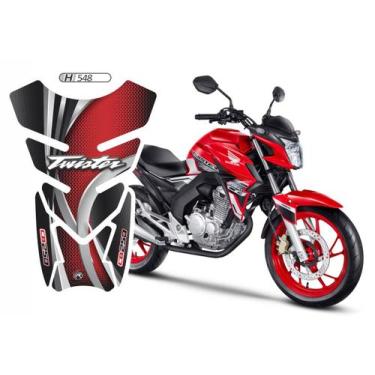 Imagem de Adesivo Protetor Tanque Moto Cb 250 Twister Resinado H548 - Resitank