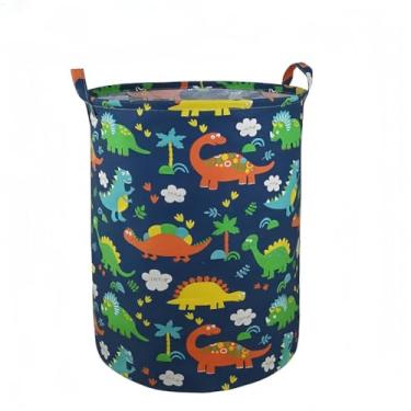 Imagem de Cesto Organizador Multiuso Dobrável–Impermeável, Compacto e Resistente – Ideal para Roupa Suja, Brinquedos e Mais | 40L