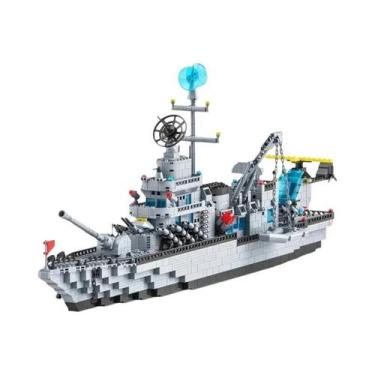 Imagem de Conjunto De Blocos De Construção De Brinquedos Modelo De Navio De Carr