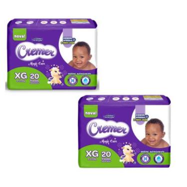 Imagem de Kit C2 Fralda Disney Magic Care XG 20 Unidades  Cremer - Cremer Sa