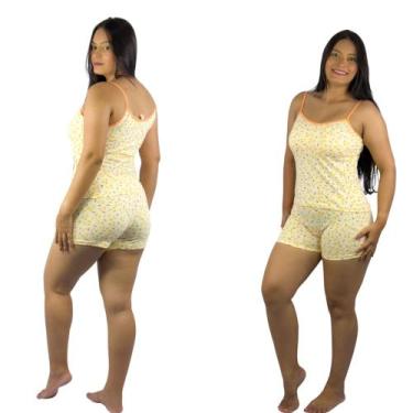 Imagem de BabyDoll Algodão Pijama Feminino Adulto Confortável - Sol Magazine, Co