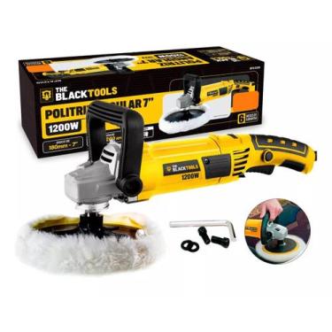 Imagem de Politriz Angular 7 Polegadas 1200w Automotiva 127V - The Black Tools