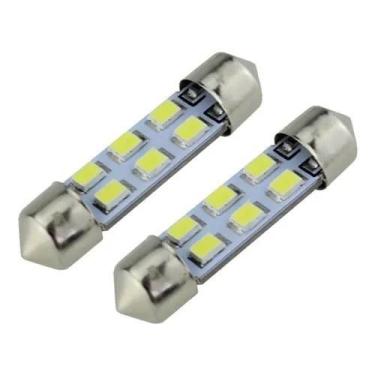 Imagem de Lampada torpedo grandeled branco (par) 12v - AUTOPOLI