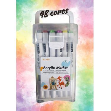 Imagem de Canetinha para colorir livro de colorir pintar Bobi Gudi 36, 48 ou 60 cores