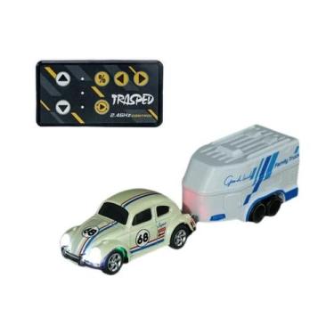 Imagem de Carro De Controle Remoto Sem Fio Mini Beetle Em Liga Pequeno Modelo De
