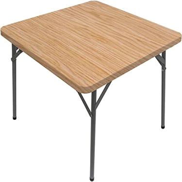 Imagem de Capa de mesa de madeira ajustada, estampa de textura de prancha de madeira, toalha de mesa impermeável interna/externa, sala de jantar de pátio e cozinha, serve para mesa de 107 x 152 cm