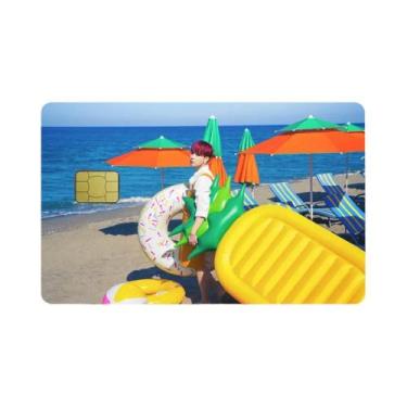 Imagem de B-bts Butter Boy Band PVC Cartão De Crédito Pele Removível Autoadesiva