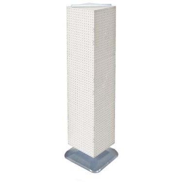 Imagem de Azar Displays 701464-WHT 35,56 cm L x 35,56 cm P x 152,44 cm A interligado Pegboard Display em branco sólido
