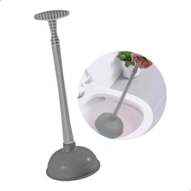 Imagem de Desentupidor Sucção Vaso Sanitário Polipropileno E Borracha 42x15cm - 