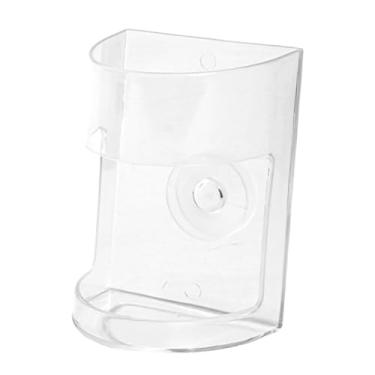 Imagem de WeiLaiKeQi Alimentador de peixes, alimentador de minhocas para camarão de salmoura, tubo de alimentação plano com parte traseira oval transparente, bandeja para