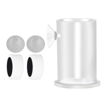 Imagem de Alimentador para Aquário - de Alimentação para Camarões de Aquário Transparente - Dispensador de Comida para Peixes com Ventosa Prático para Casa