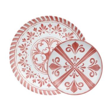 Imagem de Pratos Melamina Plástico Decorativo Restaurante Sobremesa (2)