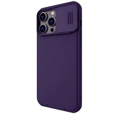 Imagem de Capa Anti Impacto Nillkin Camshield Pro Magnetic Case Compatível com iPhone 15 Pro Max (6.7) (Roxo)