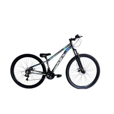 Imagem de Bicicleta Bike Aro 29 MTB Alumínio KSX GRAU SD7 21V Câmbio ESPECIAL S. Cabeamento Interno Unissex (GRAFITE (C/M PRETA), 13)