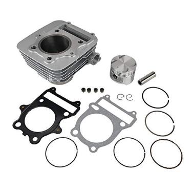 Imagem de NICECNC Kit de cilindro de motor de 72 mm, kit de montagem de pistão compatível com Suzuki GZ250, DR250S DR-250S DR 250S - Years 1982 1986 1987, GN250E GN-250E GN 250E - Years 1982 1991, See Fitments