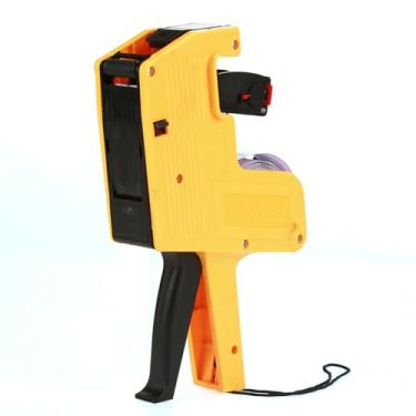 Imagem de Irfora 8 Dígitos Preço Tag Gun, Handheld Labeler Com Etiquetas & Recarga de Tinta, para Loja de Varejo, Design Sólido, Impressão Limpa, Leve e Compacto (Amarelo)