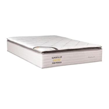 Imagem de Colchão Casal Molas Ensacadas Pillow Top Bom Pastor Premium 138cm