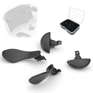Imagem de KD.FLY Pás Traseiras De Metal Para Controle Ps5 Edge, 4 Botões, Peças Reposição, Acessórios, Jogo Sem Fio Dual Sense, Preto