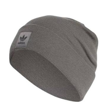 Imagem de Gorro Touca Adidas Canelado Adicolor - Cinza-Unissex