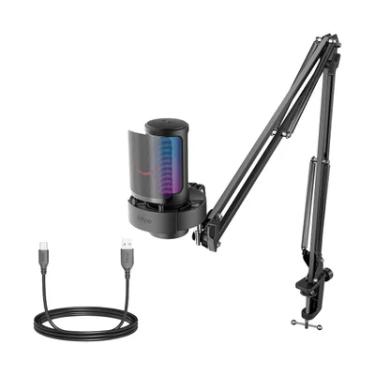 Imagem de Microfone Gamer Usb Fifine Ampligame A8t Com Braço Preto